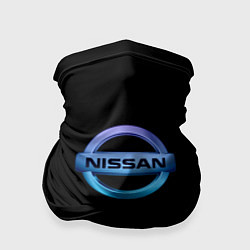 Бандана-труба Nissan logo neon, цвет: 3D-принт