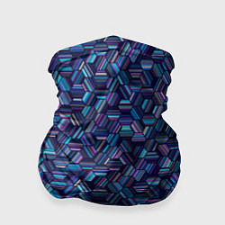 Бандана-труба Геометрический шестиугольный орнамент, цвет: 3D-принт