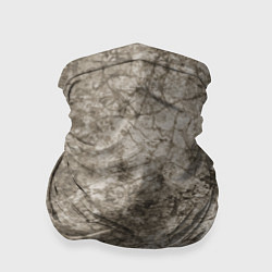 Бандана-труба Абстракция - серый грязный гранж, цвет: 3D-принт