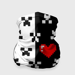 Бандана Minecraft pattern love