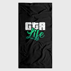 Бандана-труба GTA life logo, цвет: 3D-принт — фото 2