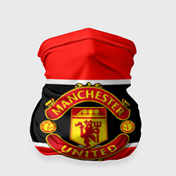 Бандана-труба Манчестер Юнайтед полосы, цвет: 3D-принт