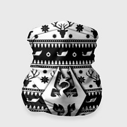 Бандана-труба The Elder Scrolls winter deer pattern, цвет: 3D-принт