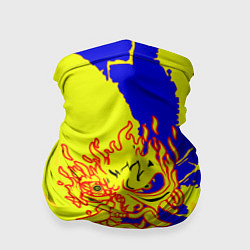 Бандана Samurai logo yellow fire