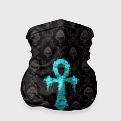 Бандана Череп крест - готический узор