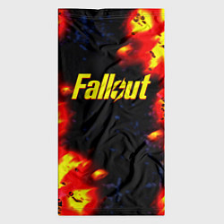 Бандана-труба Fallout огненные краски стиль, цвет: 3D-принт — фото 2