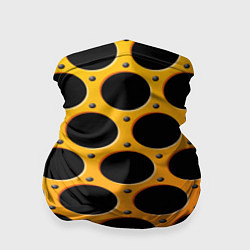 Бандана-труба Карбоновая сетка металлическая, цвет: 3D-принт