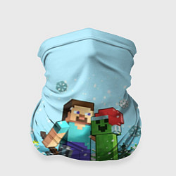 Бандана-труба Minecraft - New Year, цвет: 3D-принт