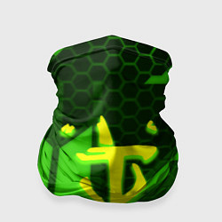 Бандана-труба Doom geometry green, цвет: 3D-принт