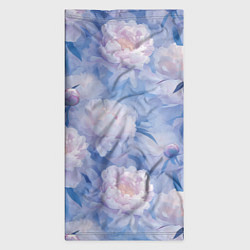 Бандана-труба Цветы в туманности, цвет: 3D-принт — фото 2