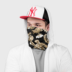 Бандана-труба Растения против зомби в бежевом цвете, цвет: 3D-принт — фото 2