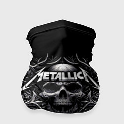 Бандана Metallica - a skull with roses and thorns