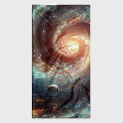 Бандана-труба Далёкая неоновая галактика - нейросеть, цвет: 3D-принт — фото 2