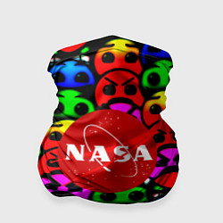 Бандана-труба NASA smile, цвет: 3D-принт