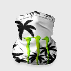 Бандана-труба Monster energy пальмы, цвет: 3D-принт