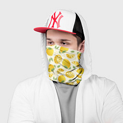 Бандана-труба Сочные лимоны - паттерн, цвет: 3D-принт — фото 2