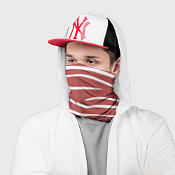 Бандана-труба Полоски красной зебры, цвет: 3D-принт — фото 2