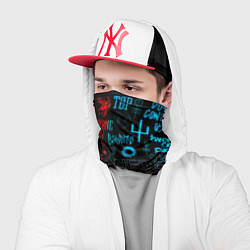Бандана-труба Twenty one pilots rock pattern, цвет: 3D-принт — фото 2