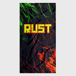 Бандана-труба RUST огненная текстура, цвет: 3D-принт — фото 2