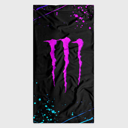 Бандана-труба Monster energy краски неон, цвет: 3D-принт — фото 2