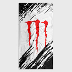Бандана-труба Monster energy черно краски, цвет: 3D-принт — фото 2