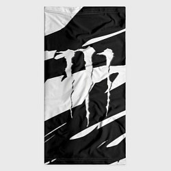 Бандана-труба Monster energy чёрные штрихи, цвет: 3D-принт — фото 2