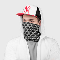 Бандана-труба Кольчуга крупная - паттерн, цвет: 3D-принт — фото 2