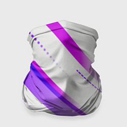 Бандана-труба Color white pink, цвет: 3D-принт