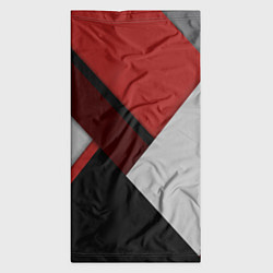 Бандана-труба Color black red grey, цвет: 3D-принт — фото 2