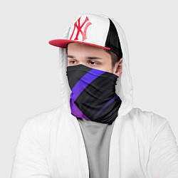 Бандана-труба Color black line, цвет: 3D-принт — фото 2