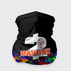 Бандана-труба Payday2 неоновые краски, цвет: 3D-принт