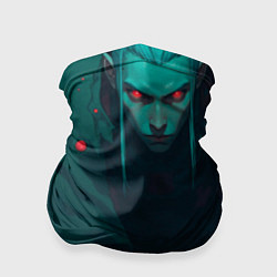 Бандана-труба Мастер черепов - колдун, цвет: 3D-принт