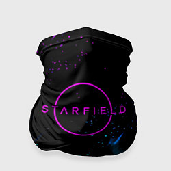 Бандана-труба Starfield неоновый огонь, цвет: 3D-принт