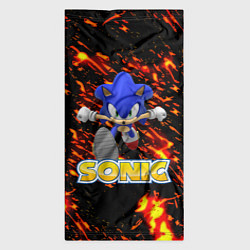 Бандана-труба Sonic огенная текстура, цвет: 3D-принт — фото 2