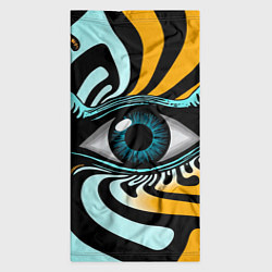 Бандана-труба Глаз - психоделика, цвет: 3D-принт — фото 2