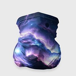 Бандана-труба Фиолетовая туманность, цвет: 3D-принт