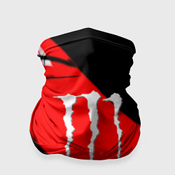 Бандана-труба Monster energy краски линии, цвет: 3D-принт