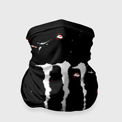 Бандана-труба Monster energy штрихи, цвет: 3D-принт