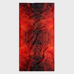 Бандана-труба Красно-черная кожа дракона, цвет: 3D-принт — фото 2