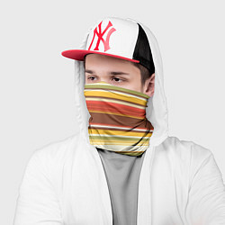Бандана-труба Горизонтальные полосы, цвет: 3D-принт — фото 2