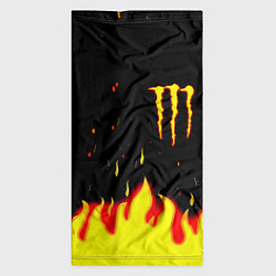 Бандана-труба Monster energy fire steel, цвет: 3D-принт — фото 2