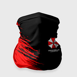 Бандана-труба Umbrella Corp - red and black, цвет: 3D-принт