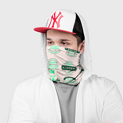 Бандана-труба Easter turquoise, цвет: 3D-принт — фото 2