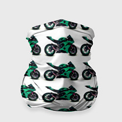 Бандана Motorcycle turquoise