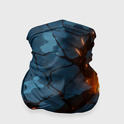 Бандана-труба Разлом камуфляжный плит, цвет: 3D-принт
