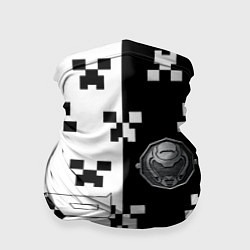 Бандана-труба Doom x minecraft pattern, цвет: 3D-принт