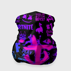 Бандана Fortnite x doom neon logo