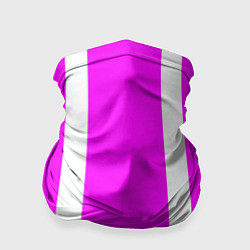 Бандана Color white pink stripes