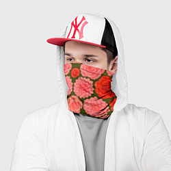 Бандана-труба Цветочная поляна паттерн, цвет: 3D-принт — фото 2