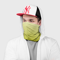 Бандана-труба Градиент лаймовый, цвет: 3D-принт — фото 2